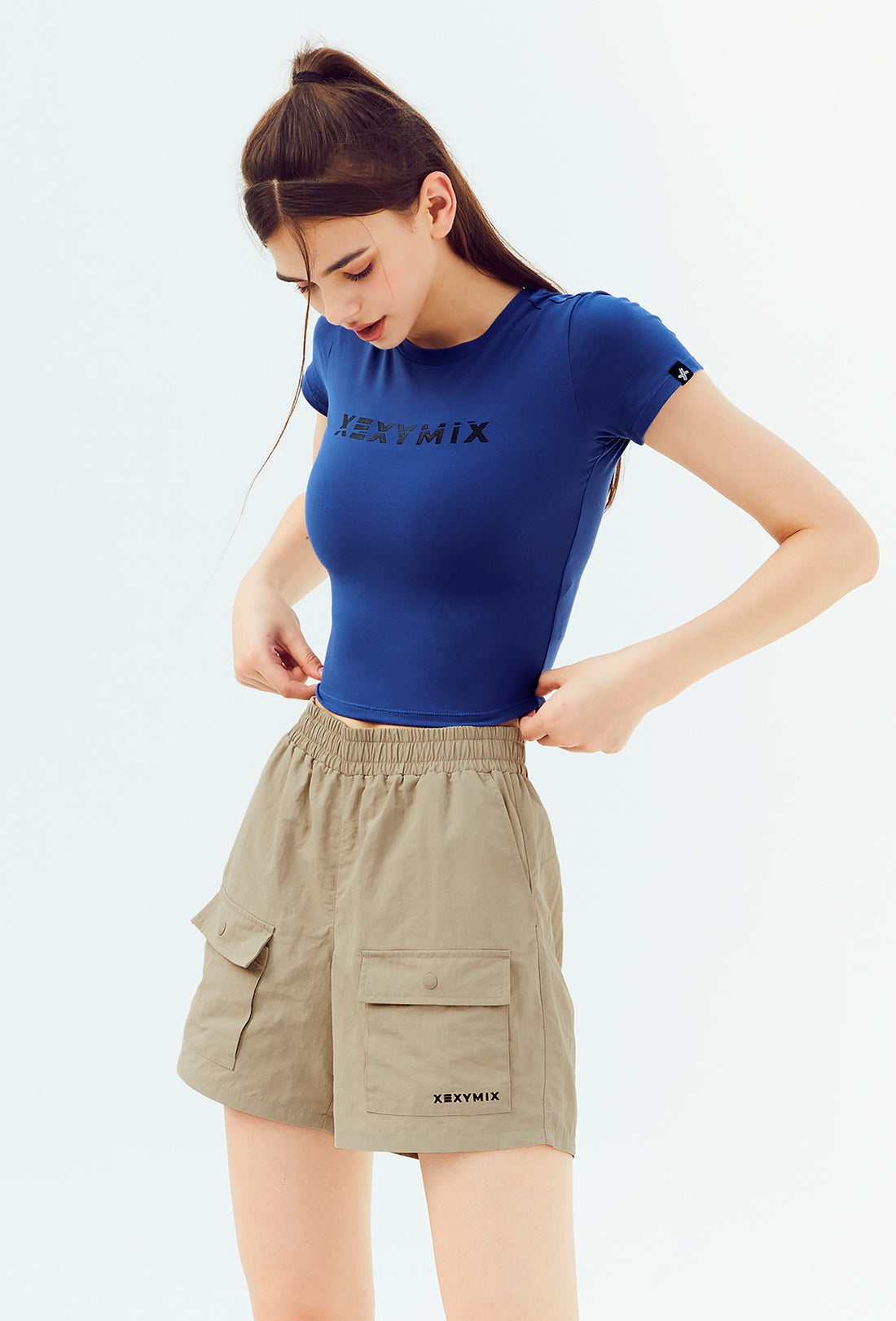 Heva Crop Top - Dream Blue