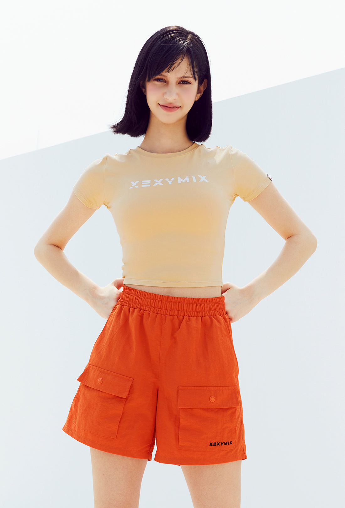 Heva Crop Top - Gold Kiwi