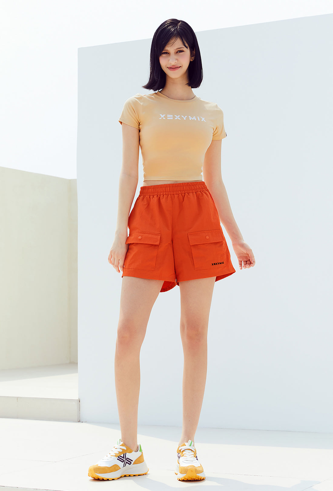 Heva Crop Top - Gold Kiwi