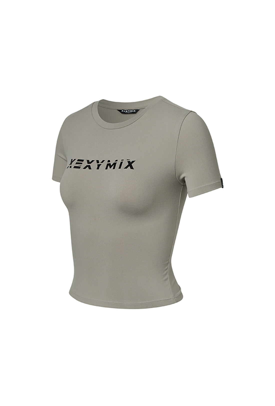 Heva Crop Top - Shimmer Gray