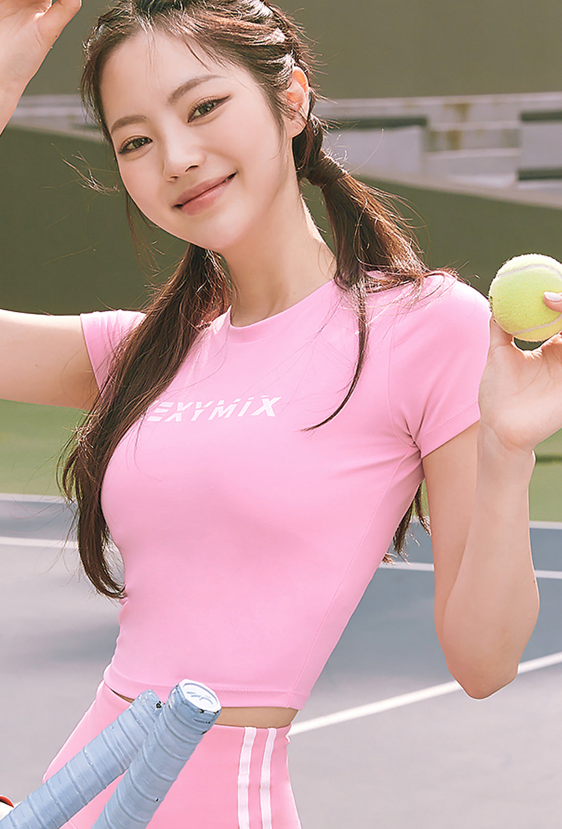 Heva Crop Top - Sweet Pink