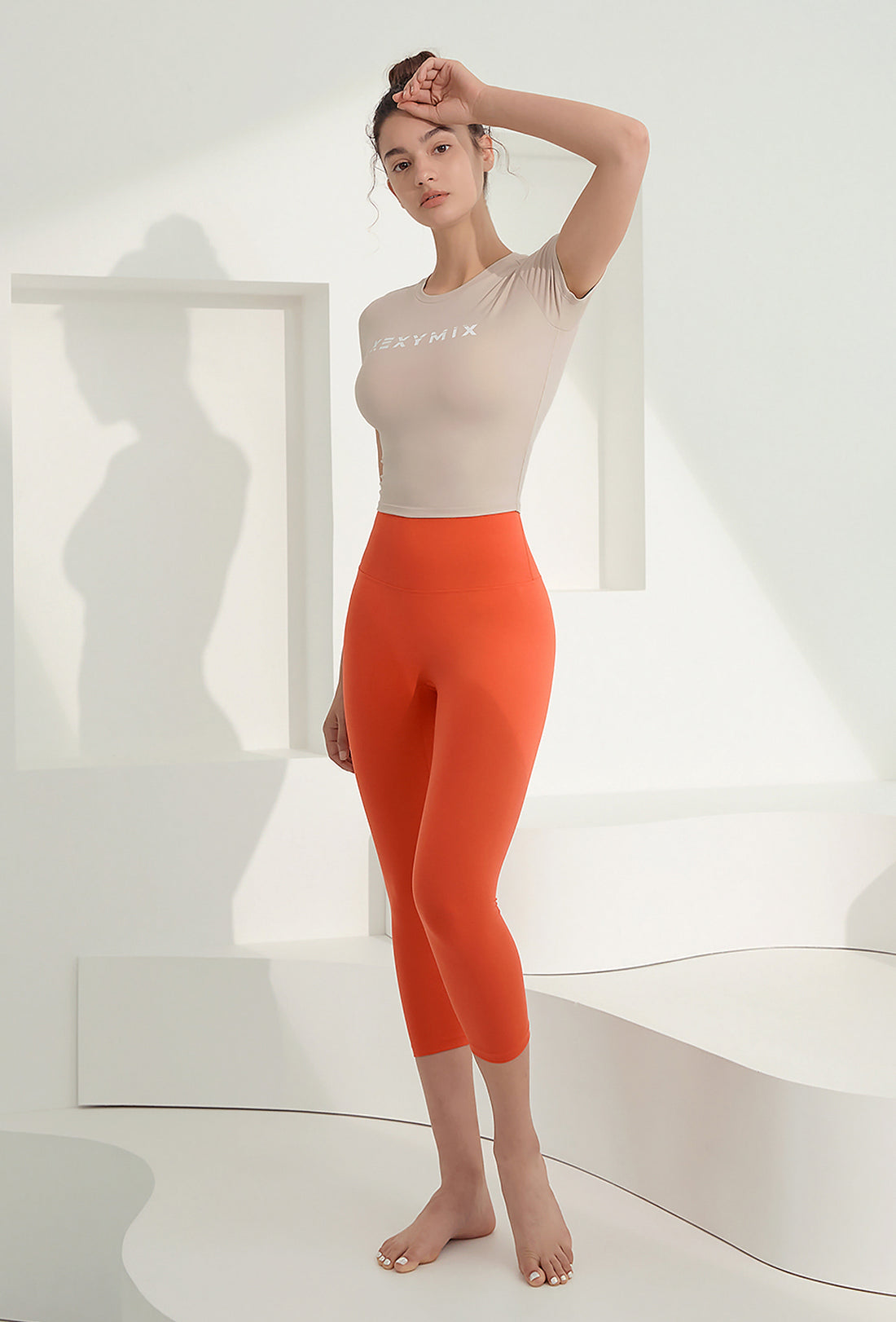 XELLA™ Intention 7.5 Leggings - Fiesta Red
