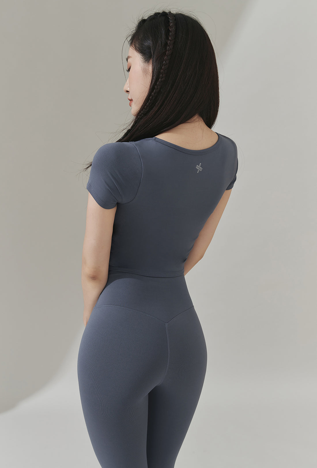 XELLA™ Intention Wide Square Croptop - Copen Blue