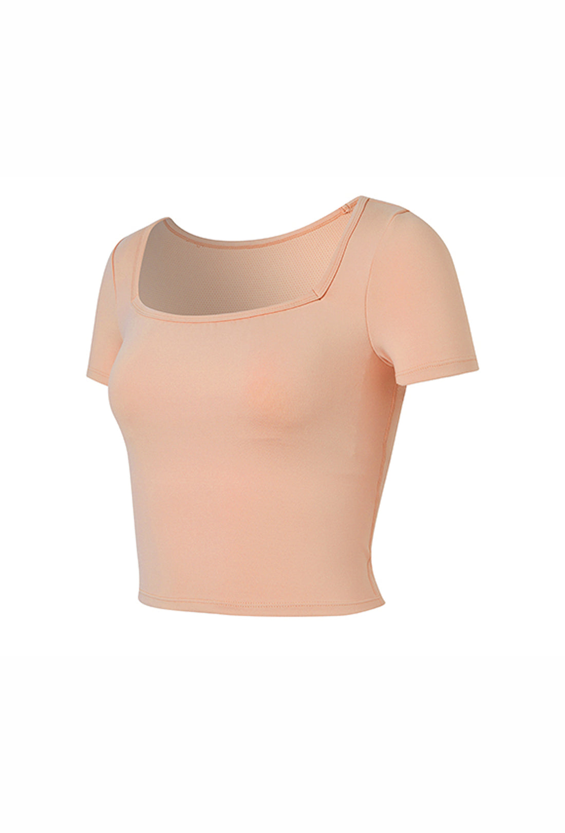 XELLA™ Intention Wide Square Croptop - Milky Peach