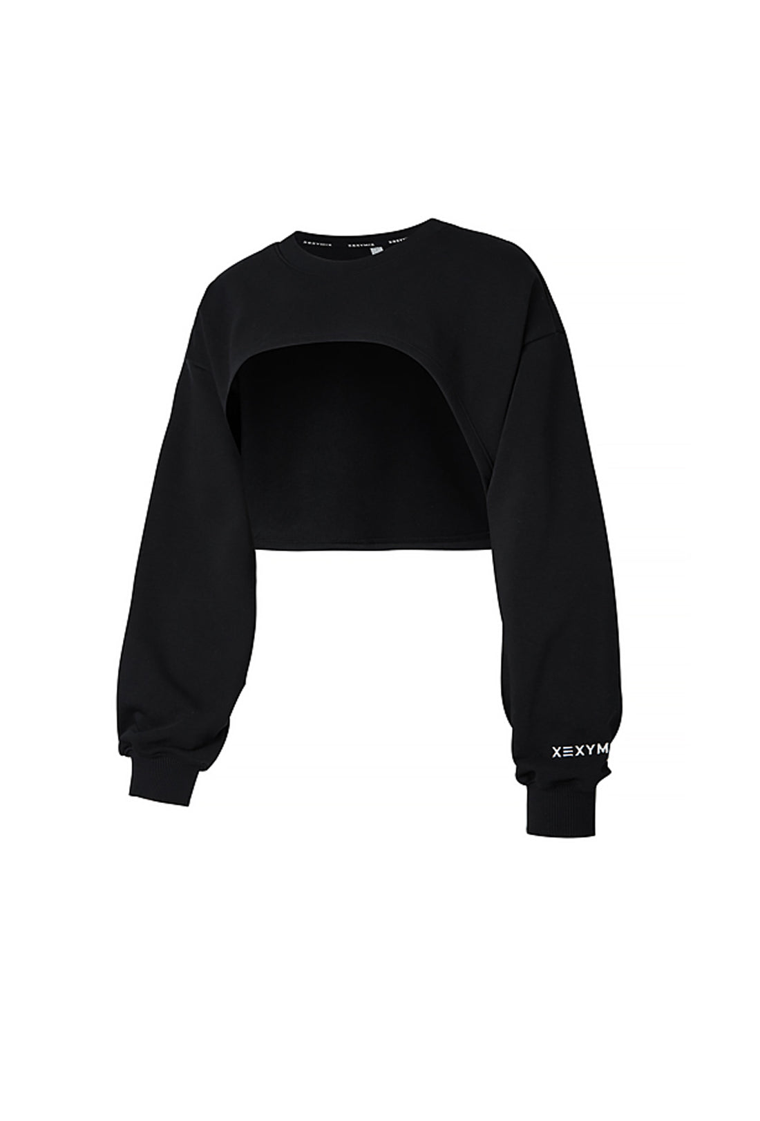 XEXYMIX Layered Sweatshirt - Black