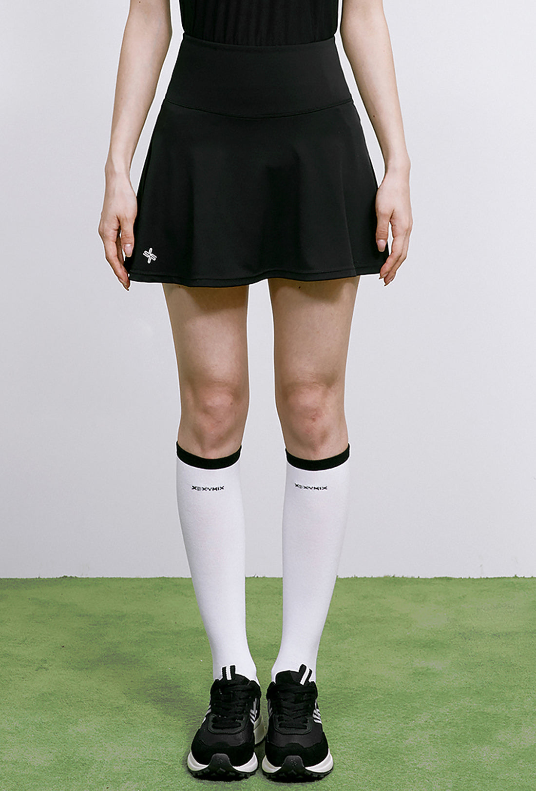 Black Label Signature Life Flare Skirt - Black