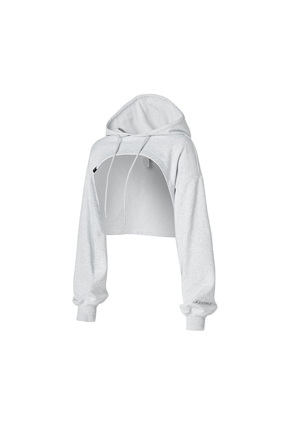 Layered Hood Sweatshirt - Light Melange