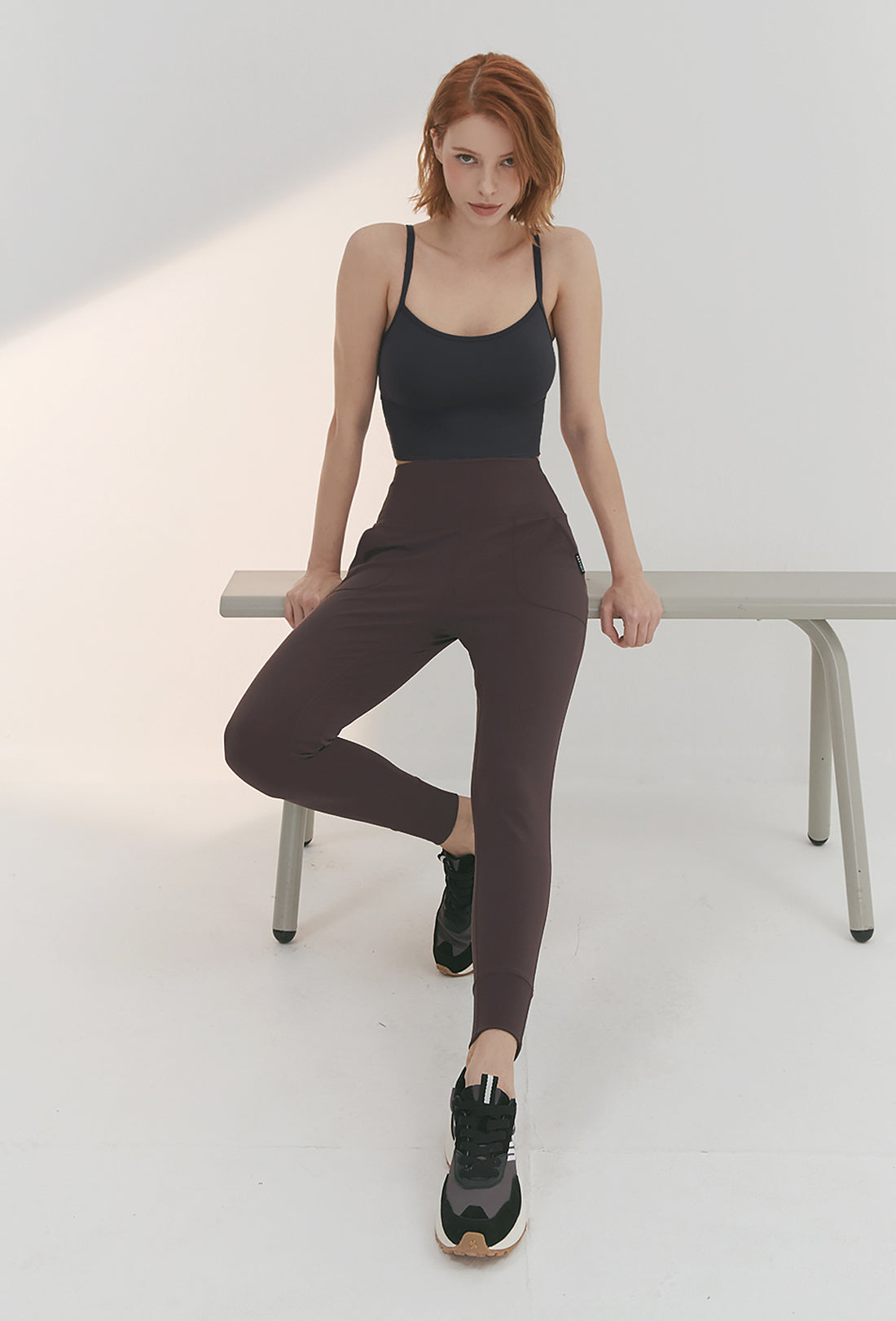 X-Strap Bra Top - Gray Navy