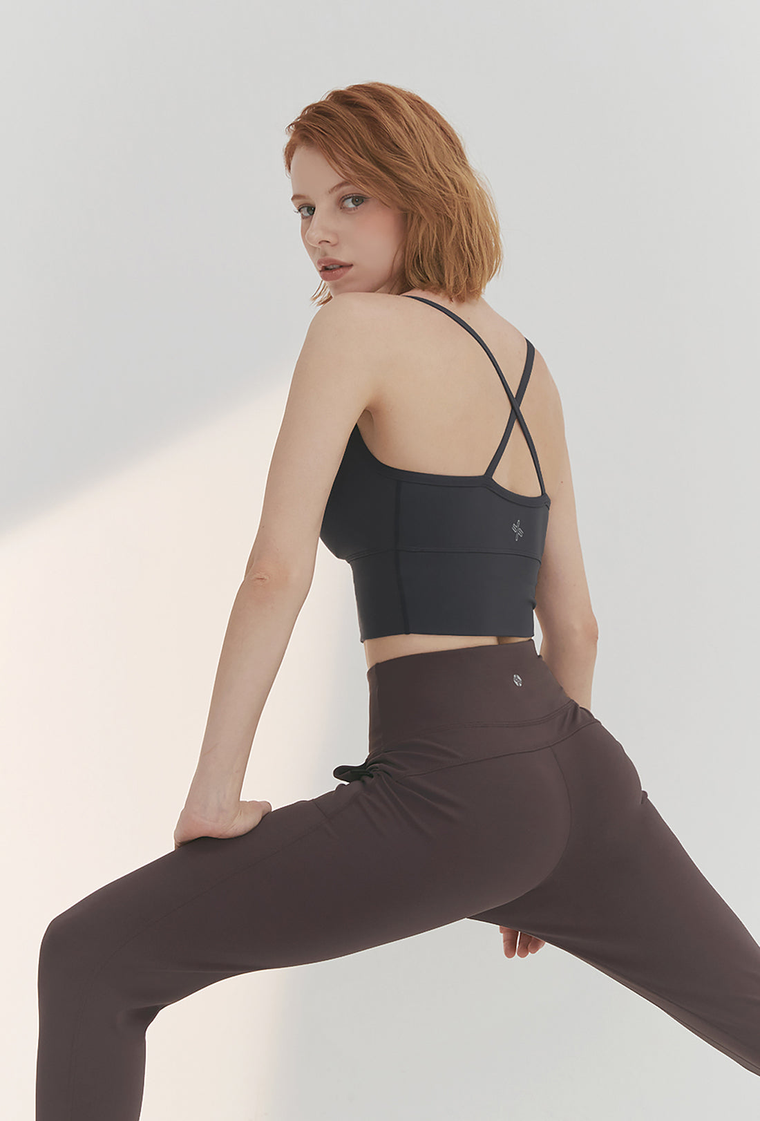 X-Strap Bra Top - Gray Navy