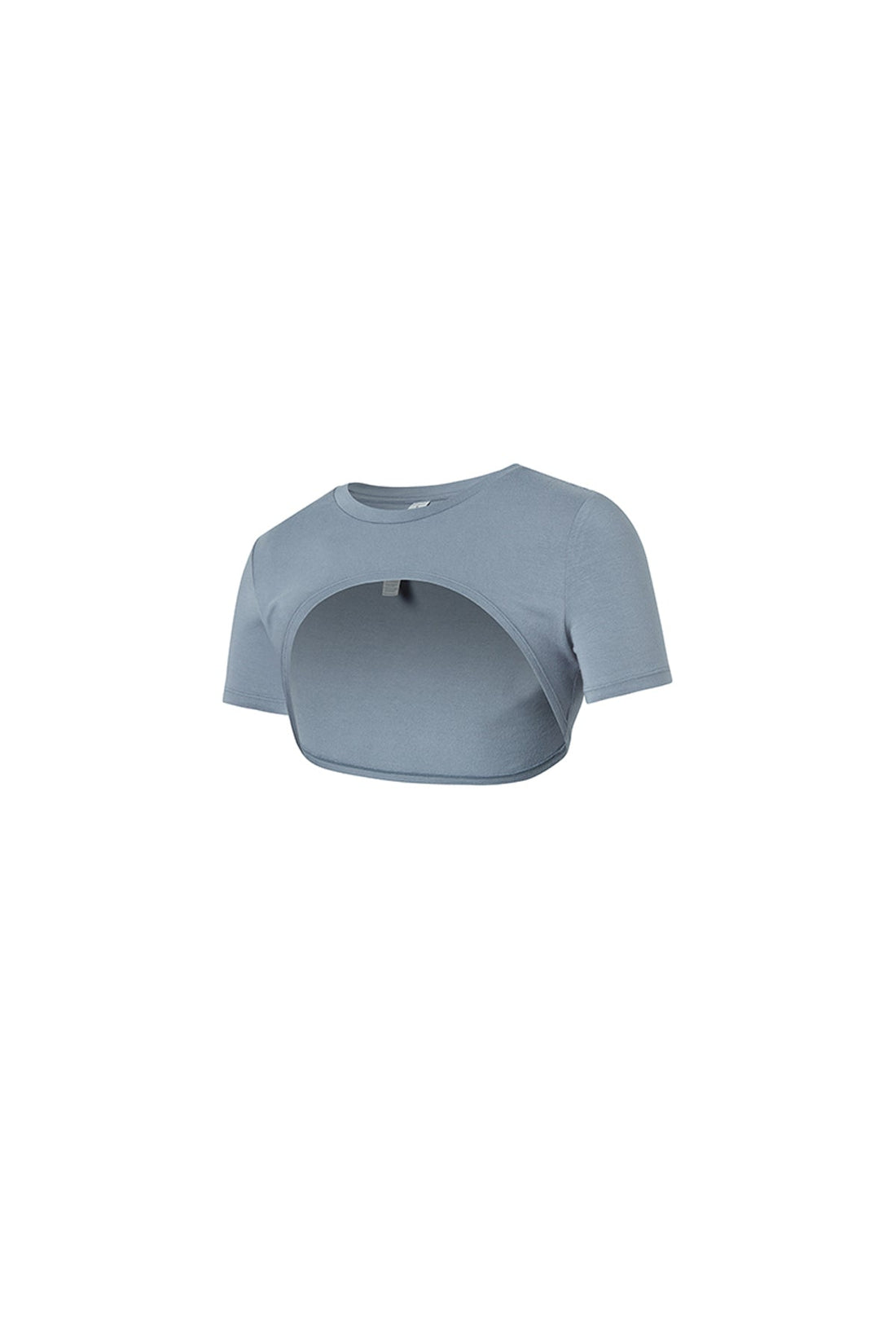 XEXYMIX Soft touch Layered Short Sleeve - Ash Blue
