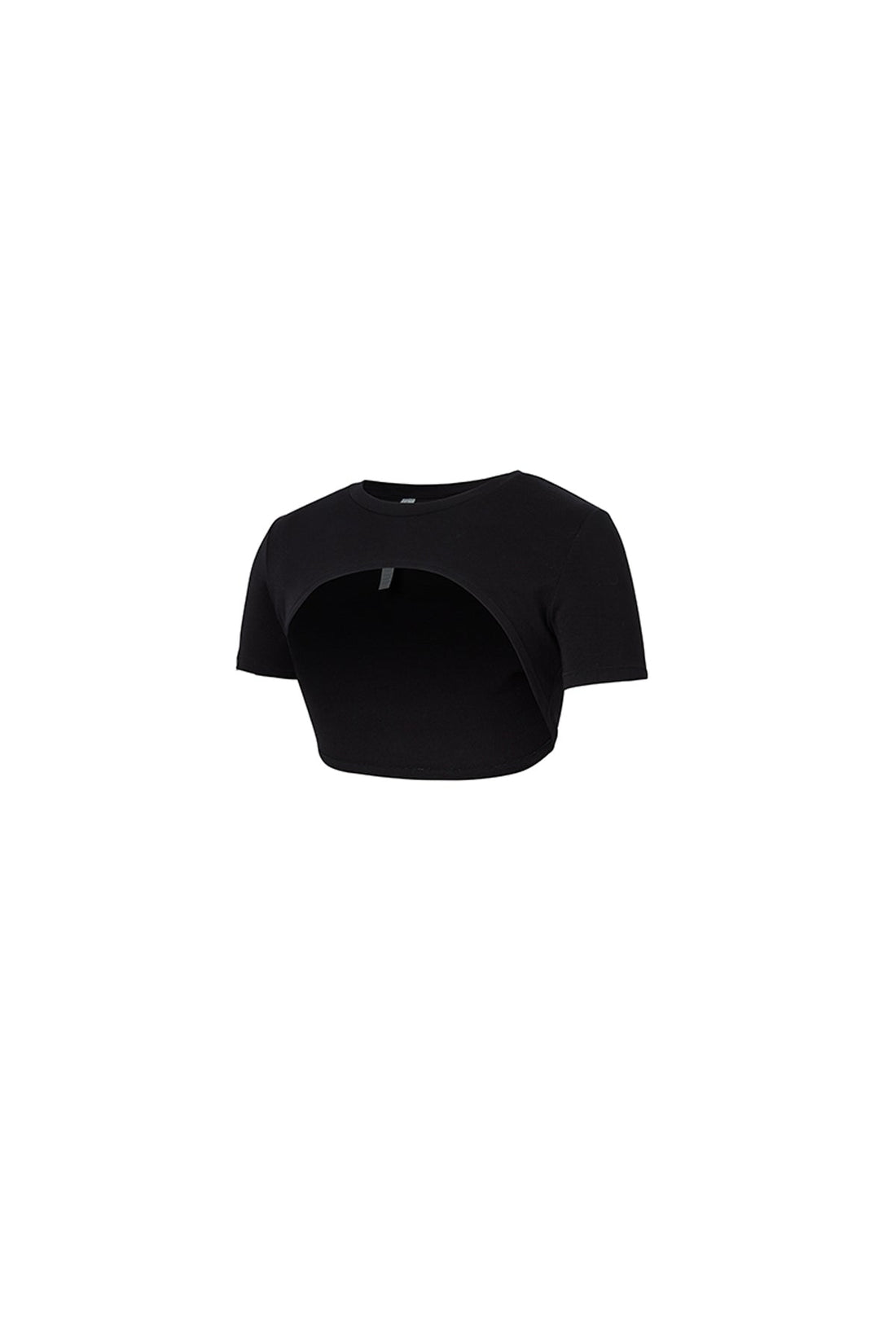 XEXYMIX Soft touch Layered Short Sleeve - Black