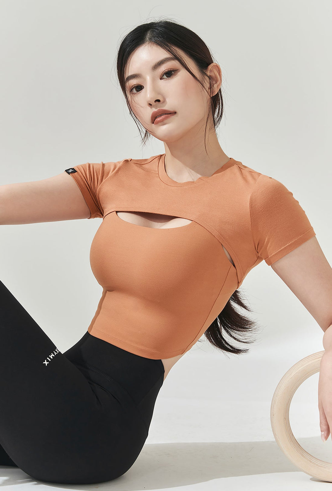 Soft touch Layered Short Sleeve - Marmalade