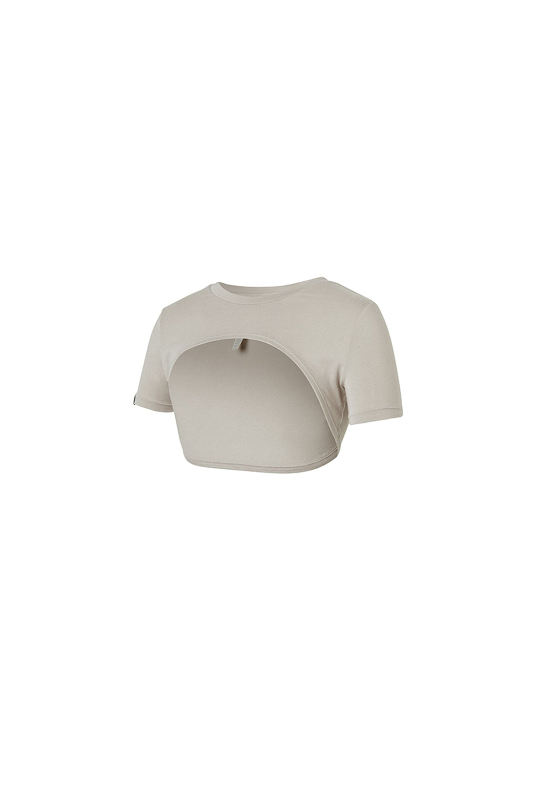 XEXYMIX Soft touch Layered Short Sleeve - Mellow Gray