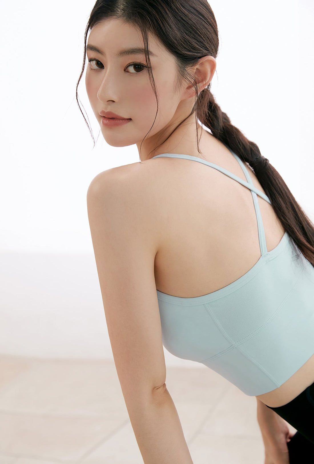 XEXYMIX X-Strap Bra Top - Bluebell