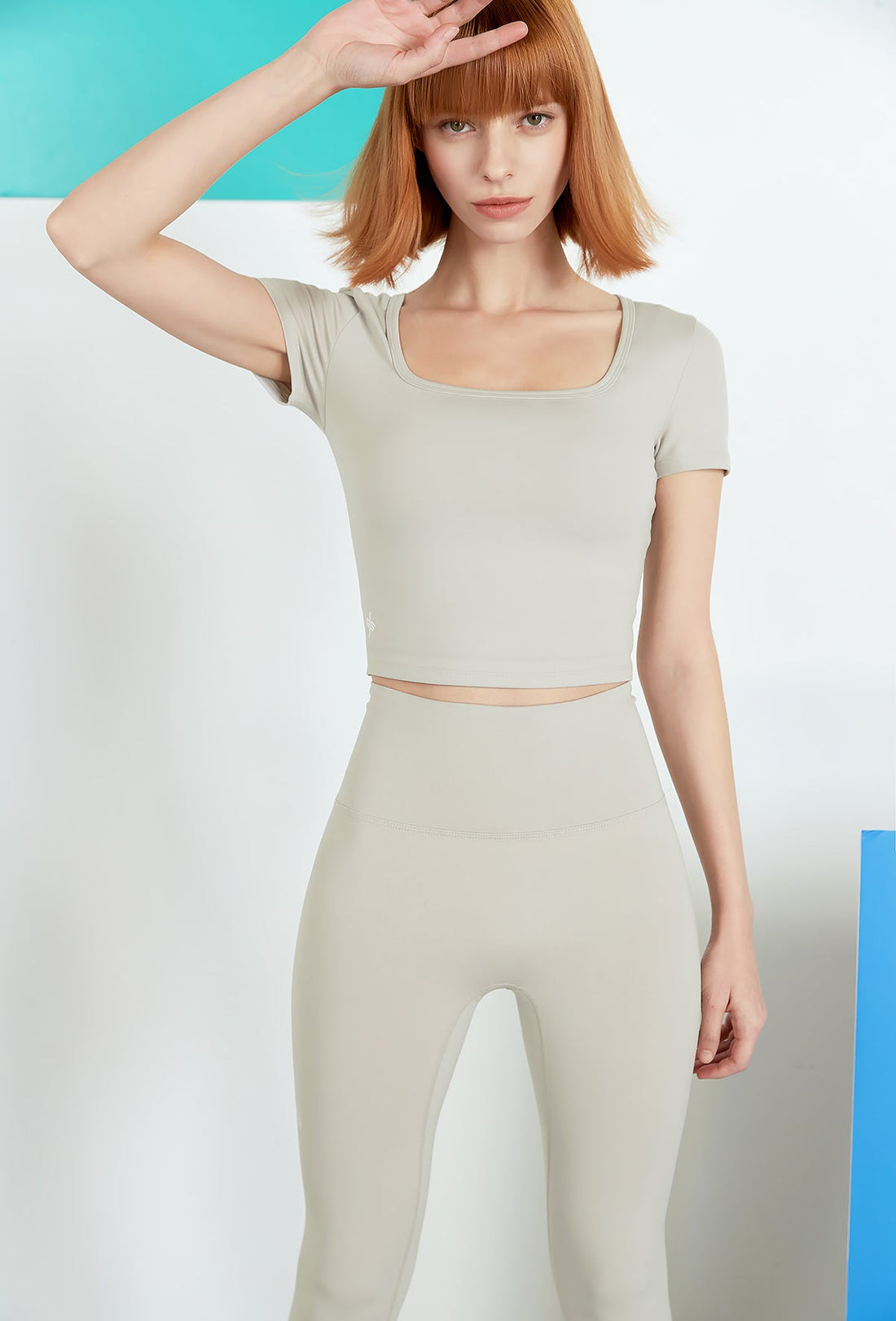 XEXYMIX XELLA™ Intention Crop Top - Mellow Gray