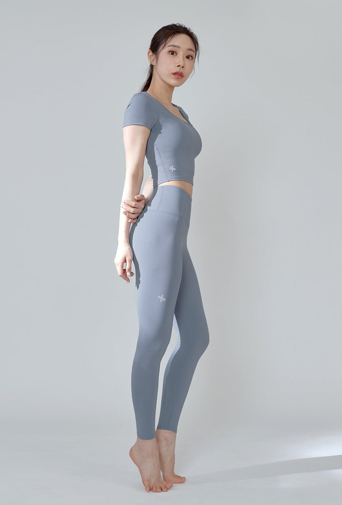 XEXYMIX XELLA™ Intention Crop Top - Ash Blue