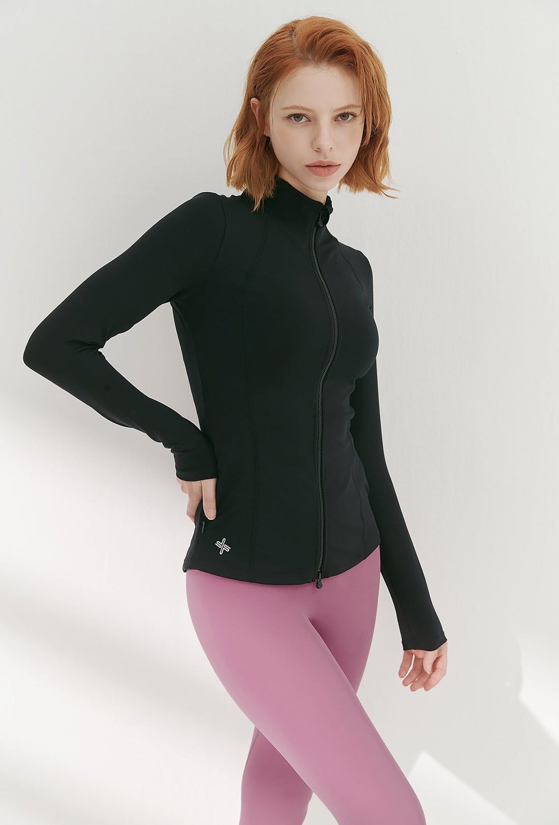 XELLA™ Intention Slim Fit Zip-up Jacket - Black