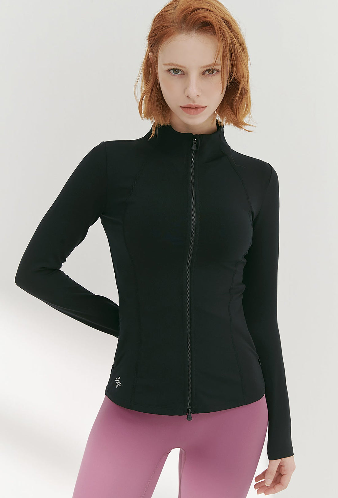 XELLA™ Intention Slim Fit Zip-up Jacket - Black