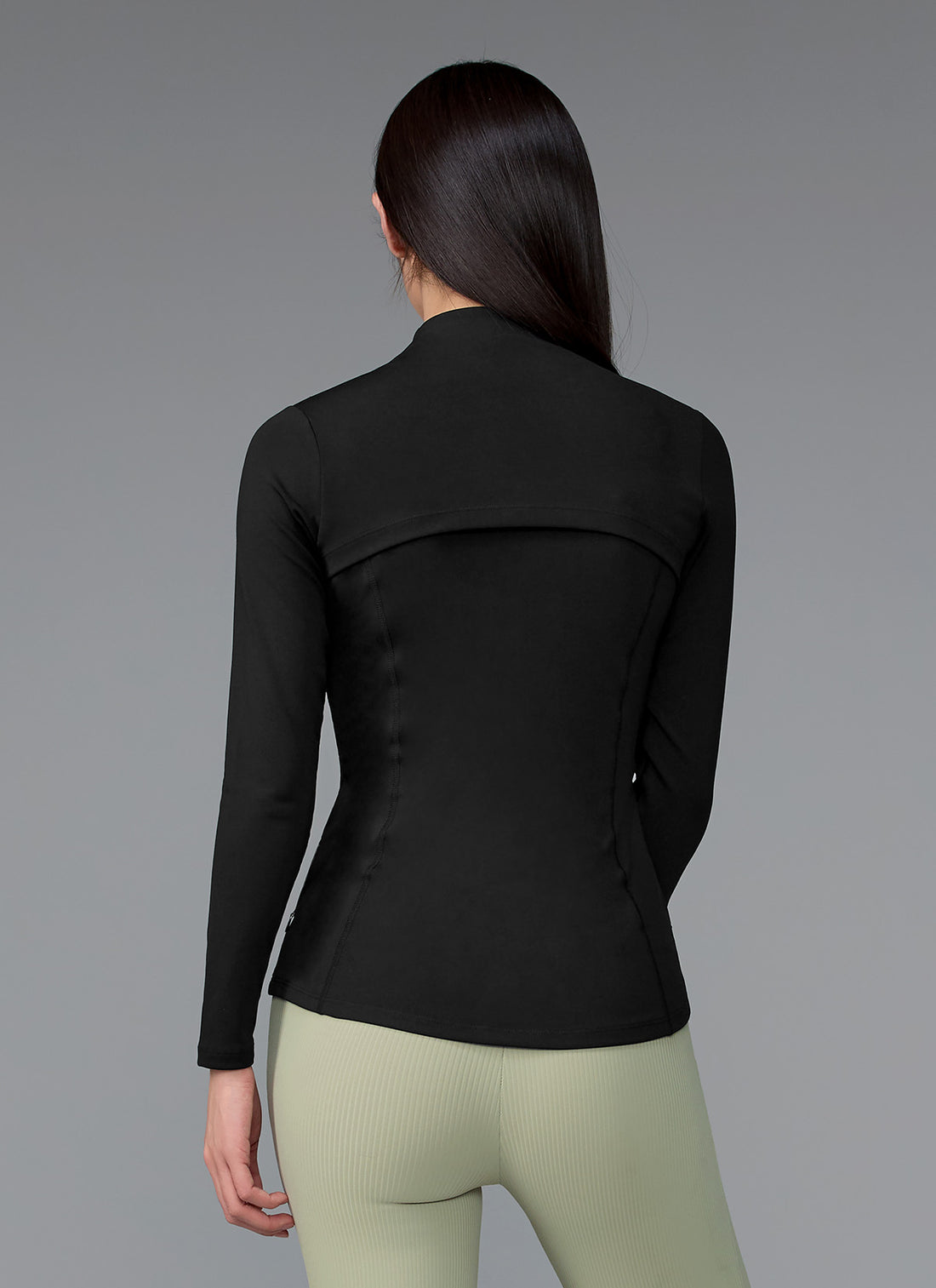 XELLA Intention Slim Fit Zip-up Jacket - Black