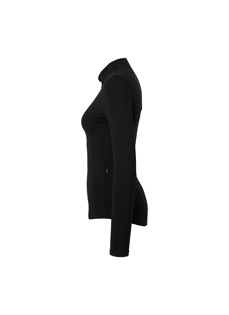XELLA Intention Slim Fit Zip-up Jacket - Black