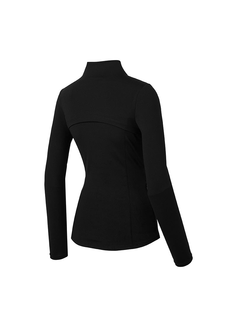 XELLA Intention Slim Fit Zip-up Jacket - Black