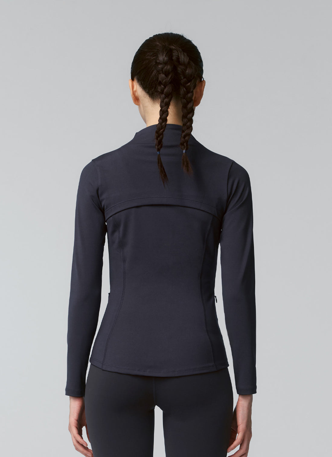 XELLA Intention Slim Fit Zip-up Jacket - Shimmer Navy