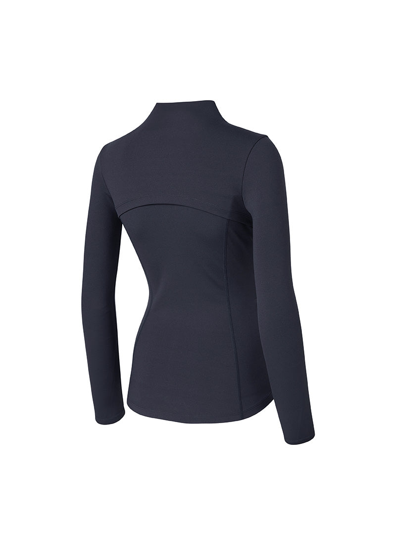 XELLA Intention Slim Fit Zip-up Jacket - Shimmer Navy