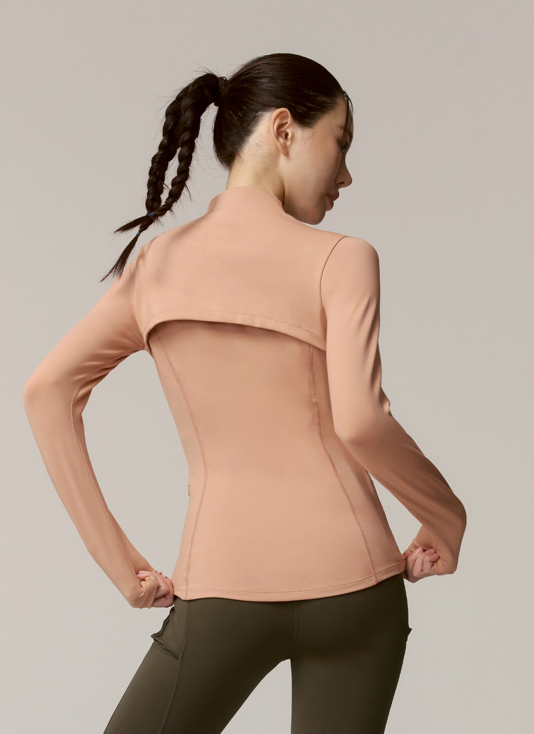 XELLA Intention Slim Fit Zip-up Jacket - Awesome Peach