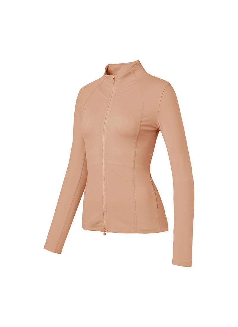 XELLA Intention Slim Fit Zip-up Jacket - Awesome Peach