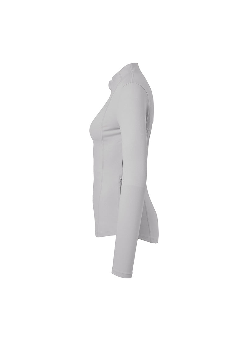 XELLA Intention Slim Fit Zip-up Jacket - Rainy Day
