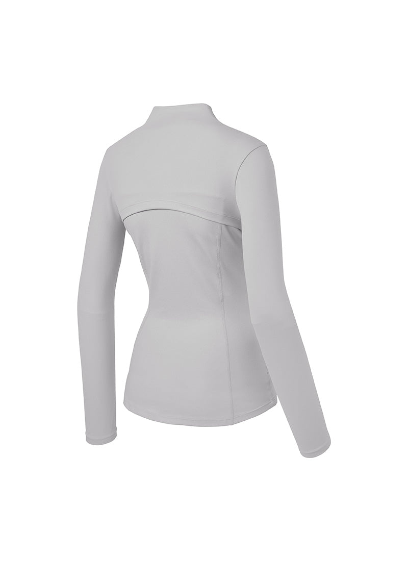 XELLA Intention Slim Fit Zip-up Jacket - Rainy Day