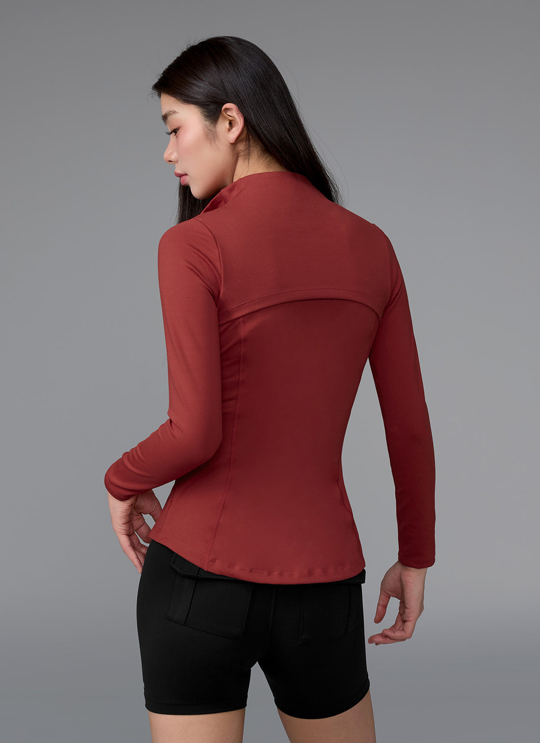 XELLA Intention Slim Fit Zip-up Jacket - Bunt Red