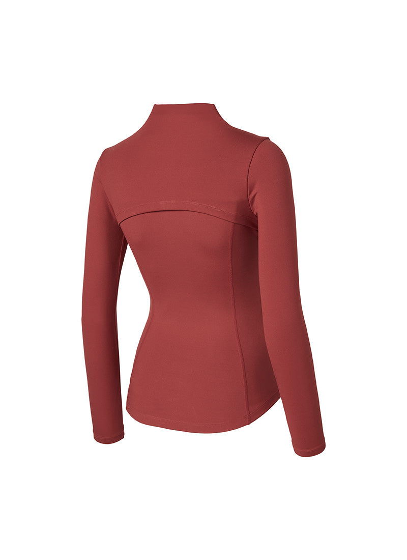 XELLA Intention Slim Fit Zip-up Jacket - Bunt Red