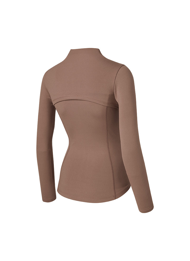XELLA Intention Slim Fit Zip-up Jacket - Rose Toff