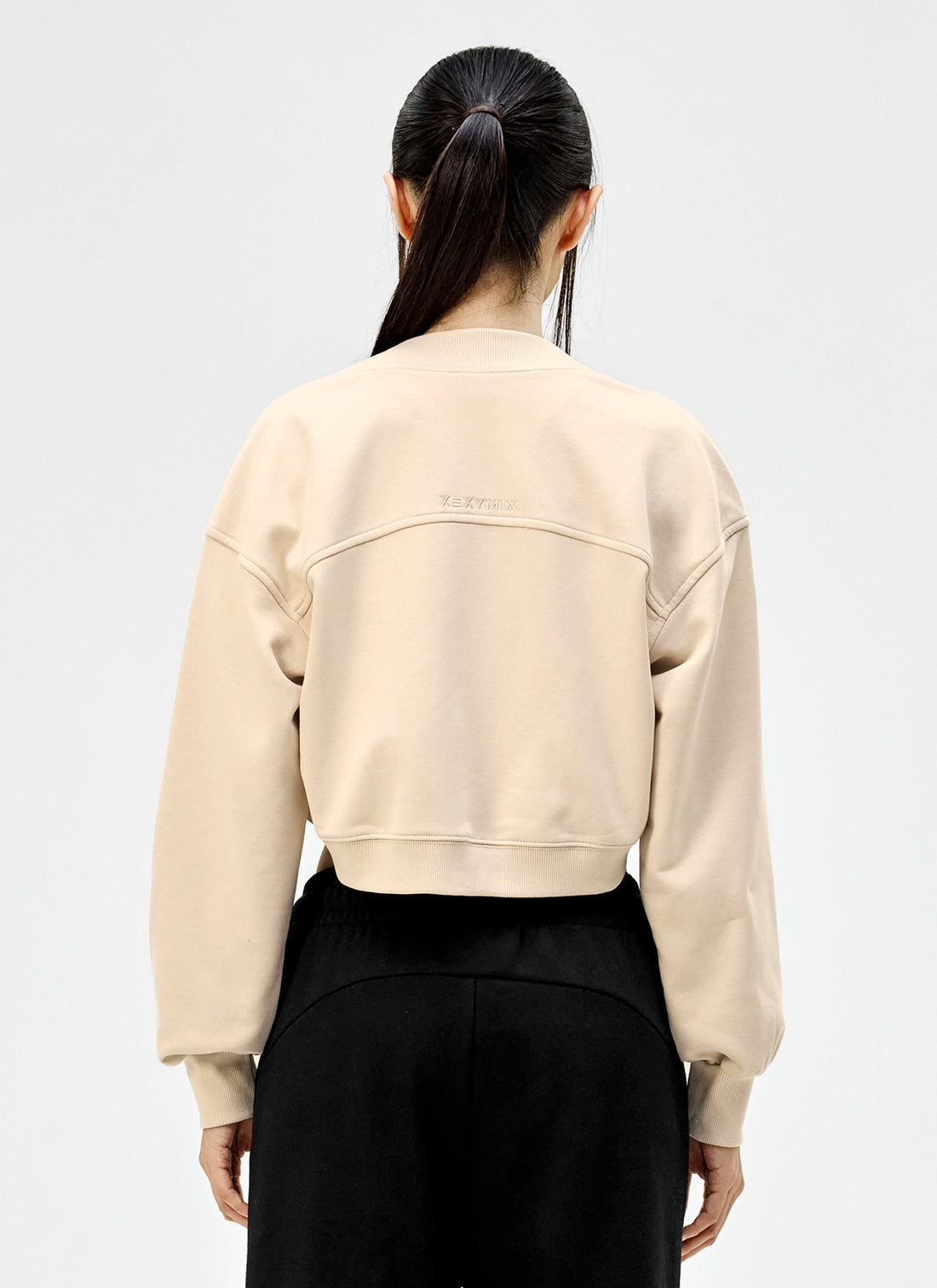 Soft Cotton Balloon Bolero - Flat Beige