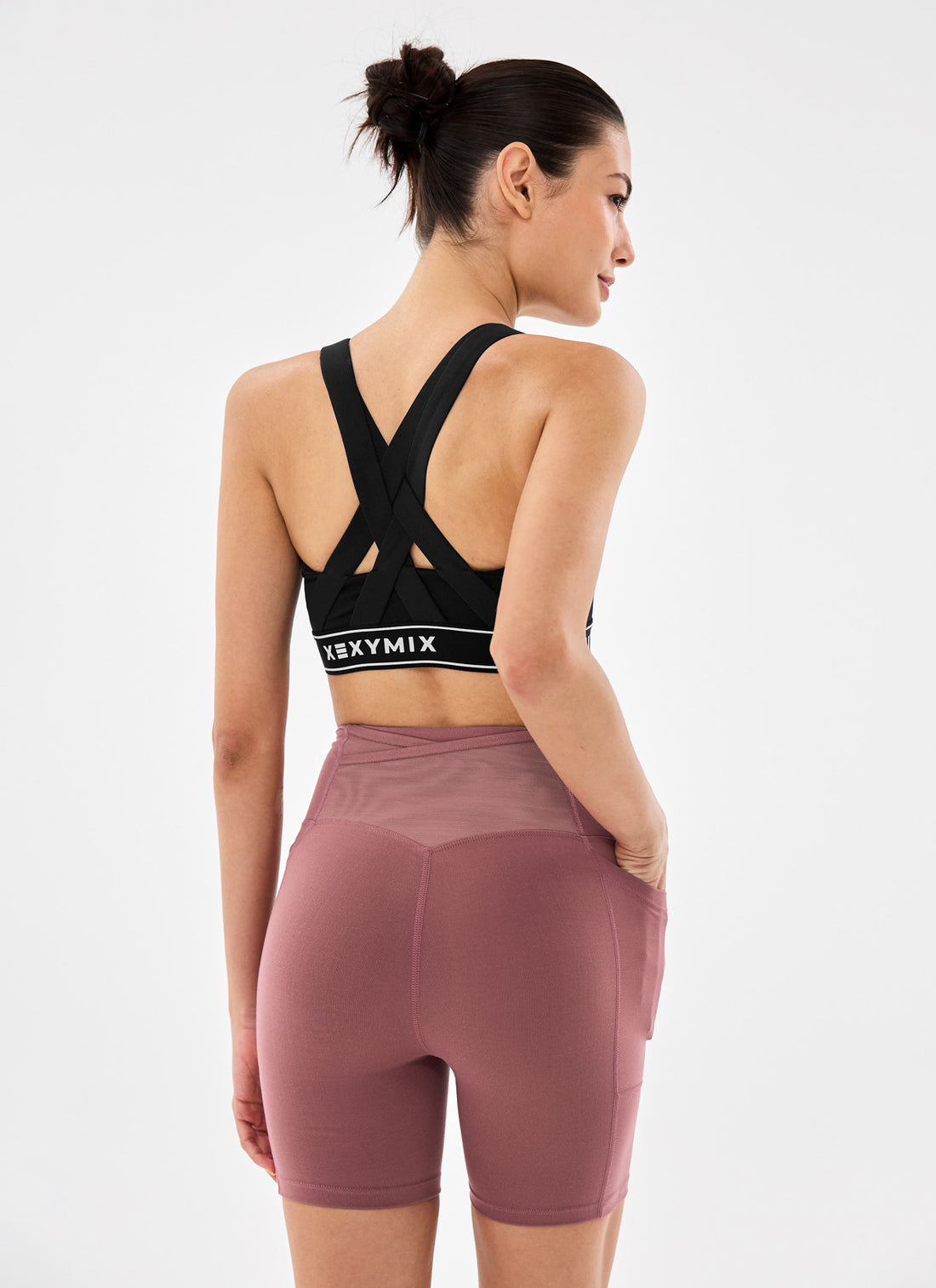 RX Xella Intention Pocket Biker Shorts 3.5 - Dry Rose