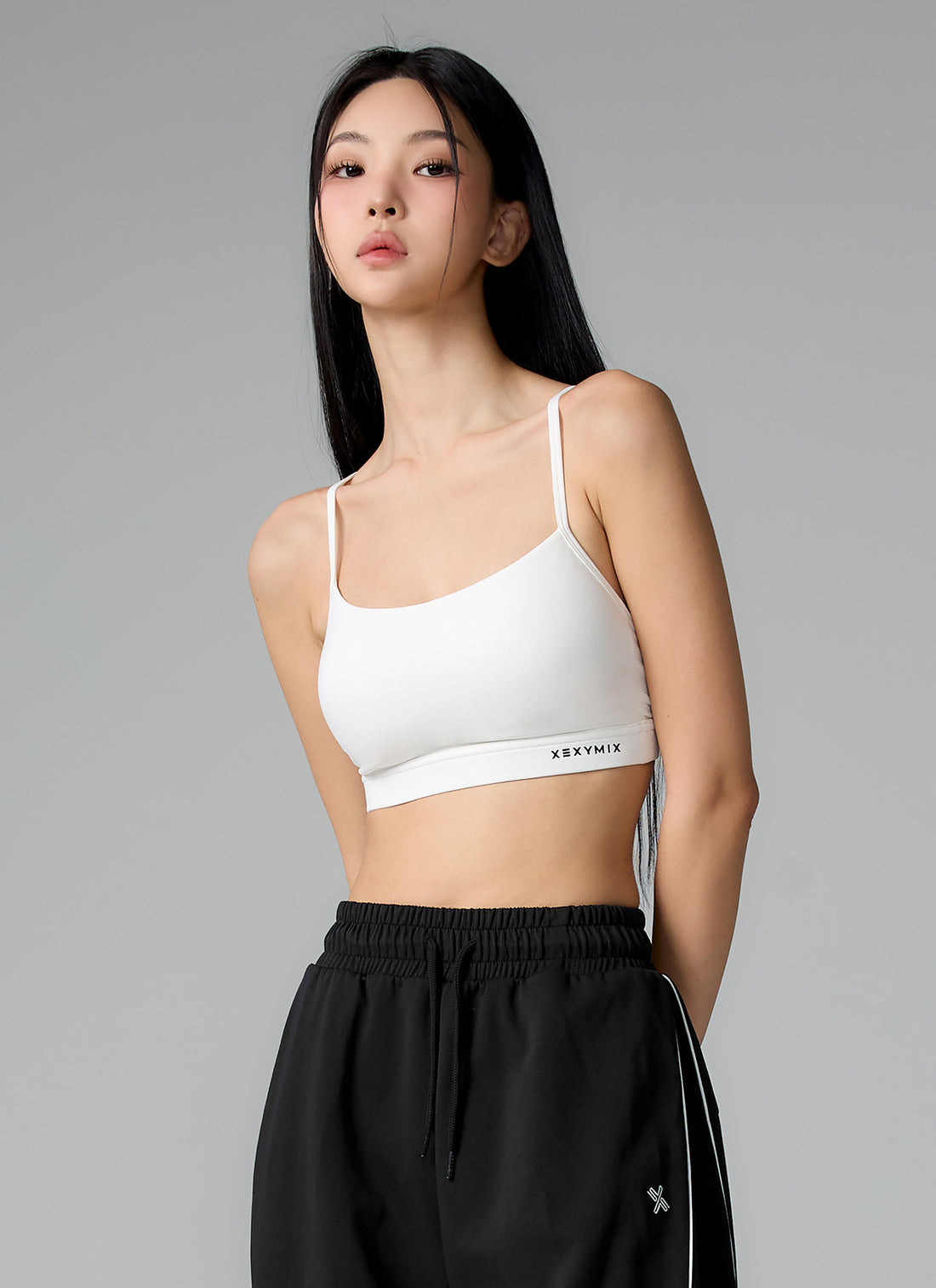 Comfort Up Cross Back Bra Top - Ivory