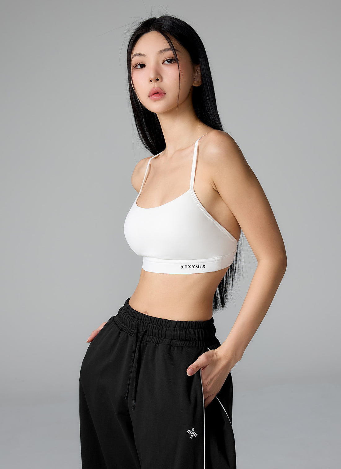 Comfort Up Cross Back Bra Top - Ivory