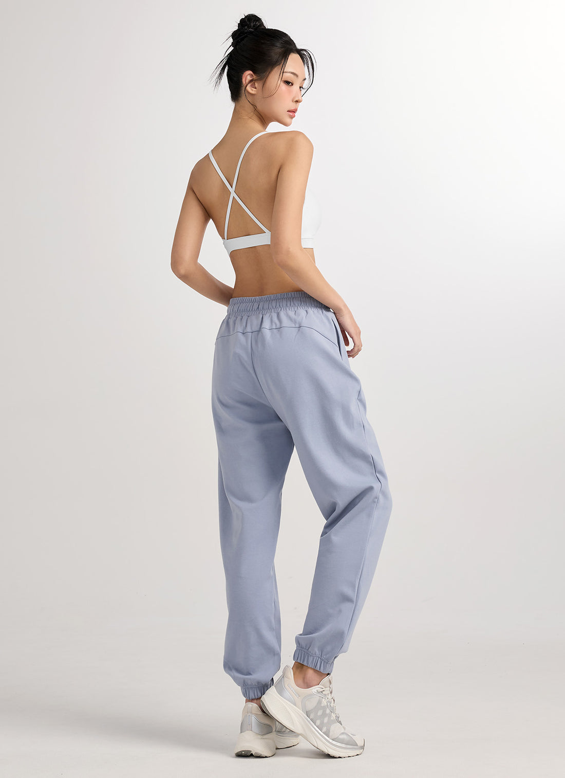 Comfort Up Cross Back Bra Top - Ivory