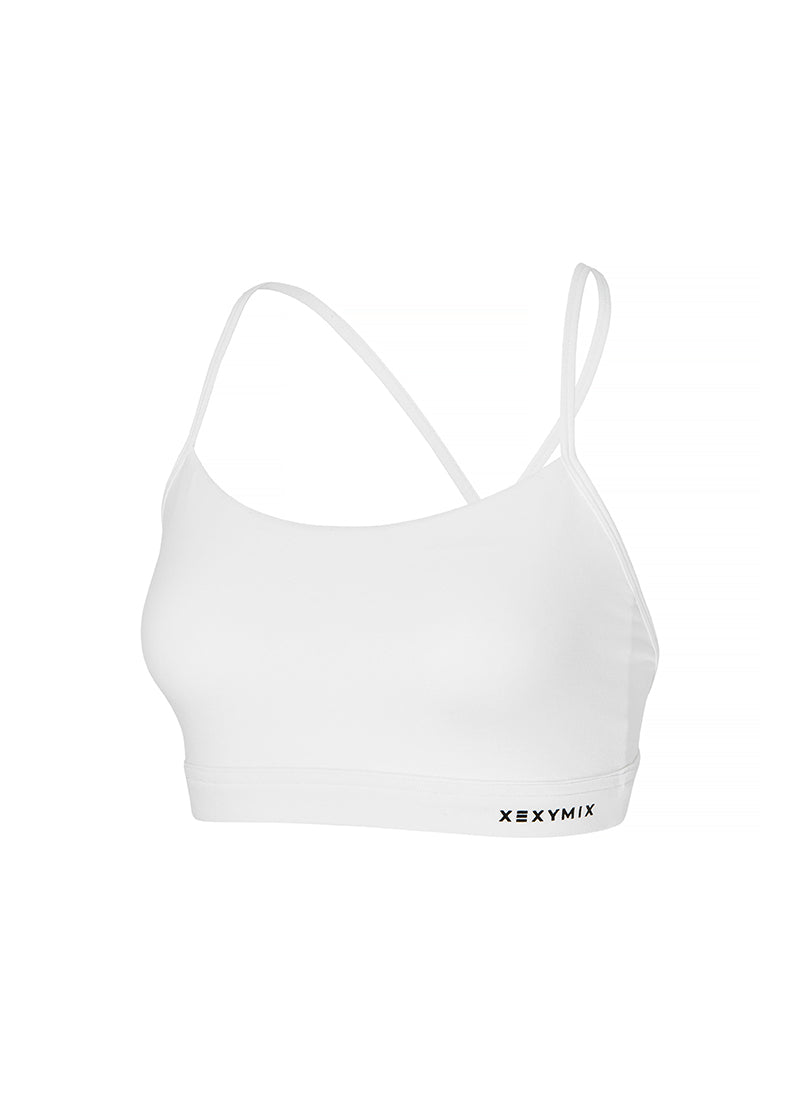 Comfort Up Cross Back Bra Top - Ivory