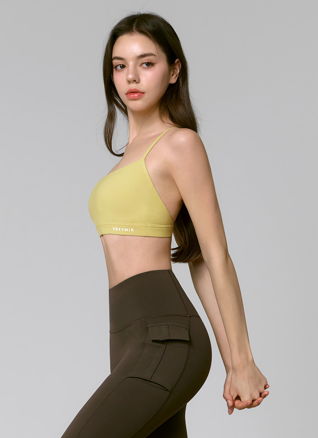 Comfort Up Cross Back Bra Top - Honey Lemon