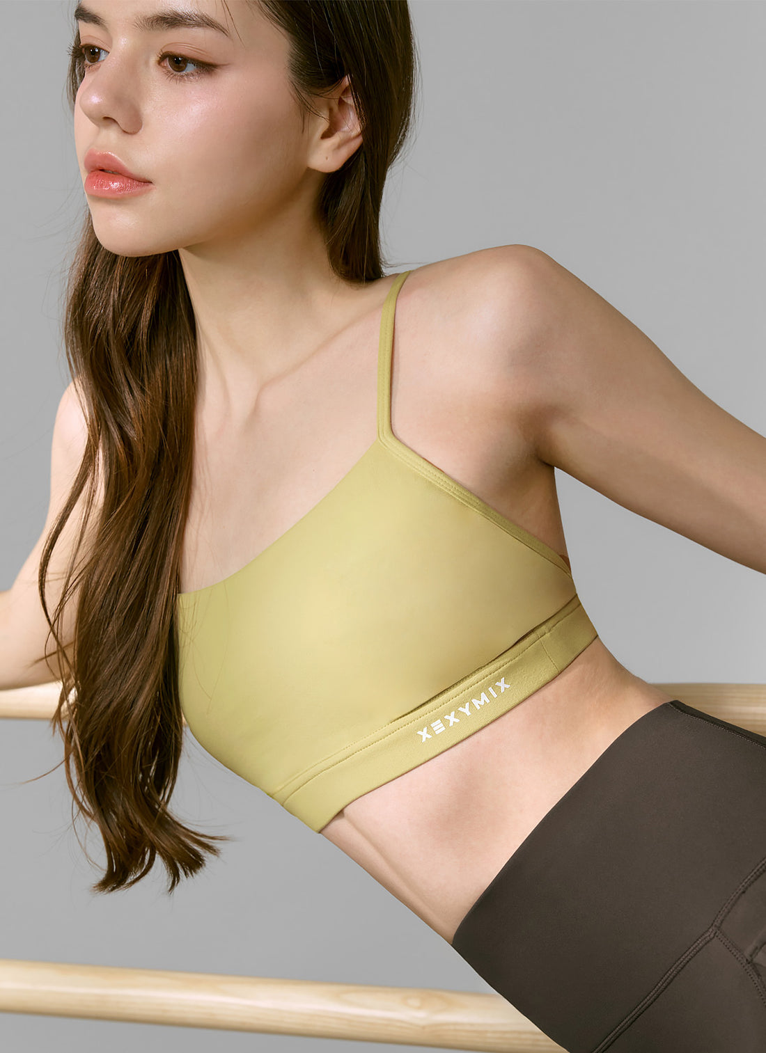 Comfort Up Cross Back Bra Top - Honey Lemon