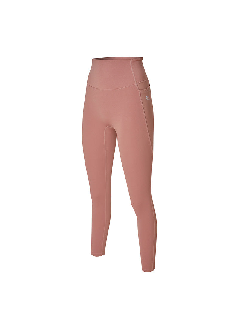 RX Black Label Signature 360N Warm Pocket Leggings - Dark Wood Pink