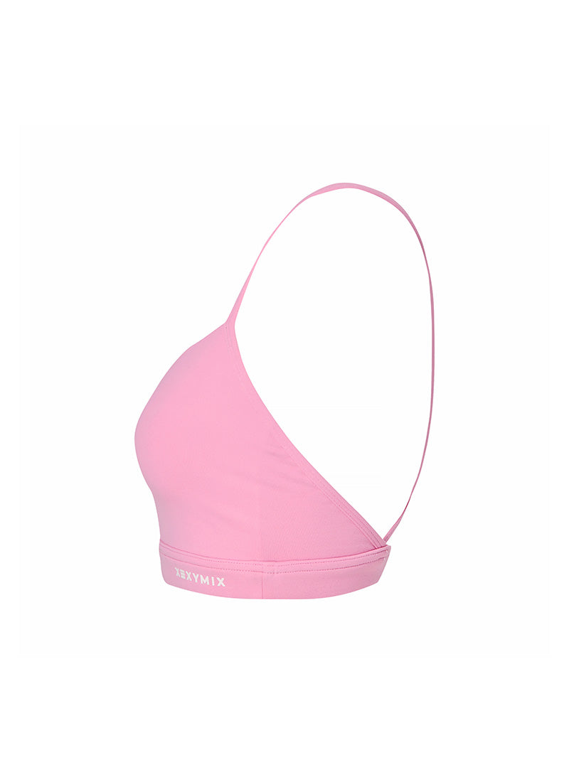 Comfort Up Cross Back Bra Top - Aurora Pink