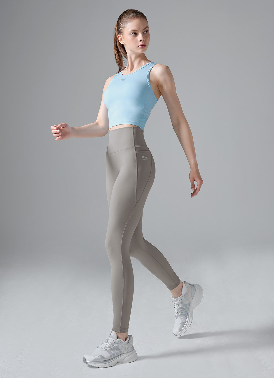 RX Black Label Signature 360N Warm Pocket Leggings - Silver Grey