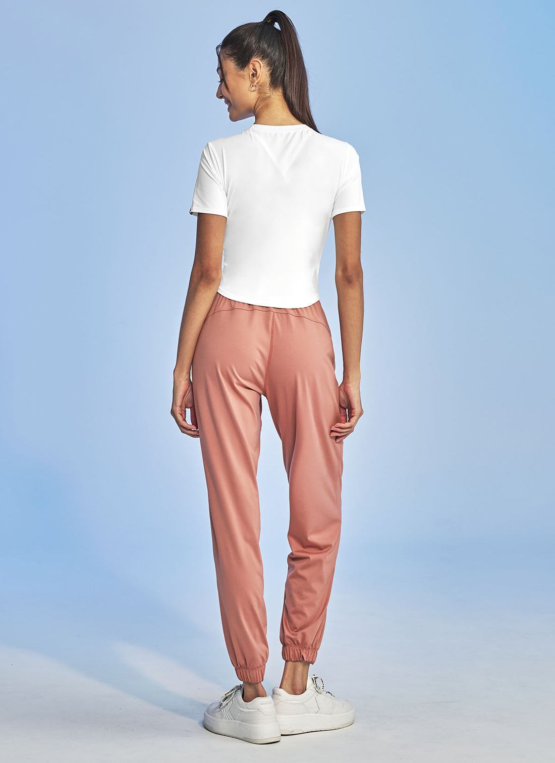 Ice Feather Crop Short Sleeve - White Ivory