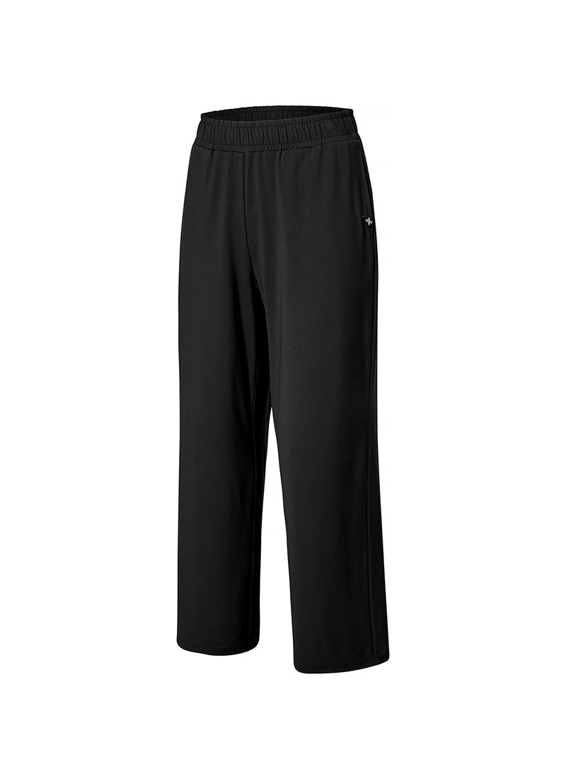 Medium Feather Cooling Wide Pants - Black