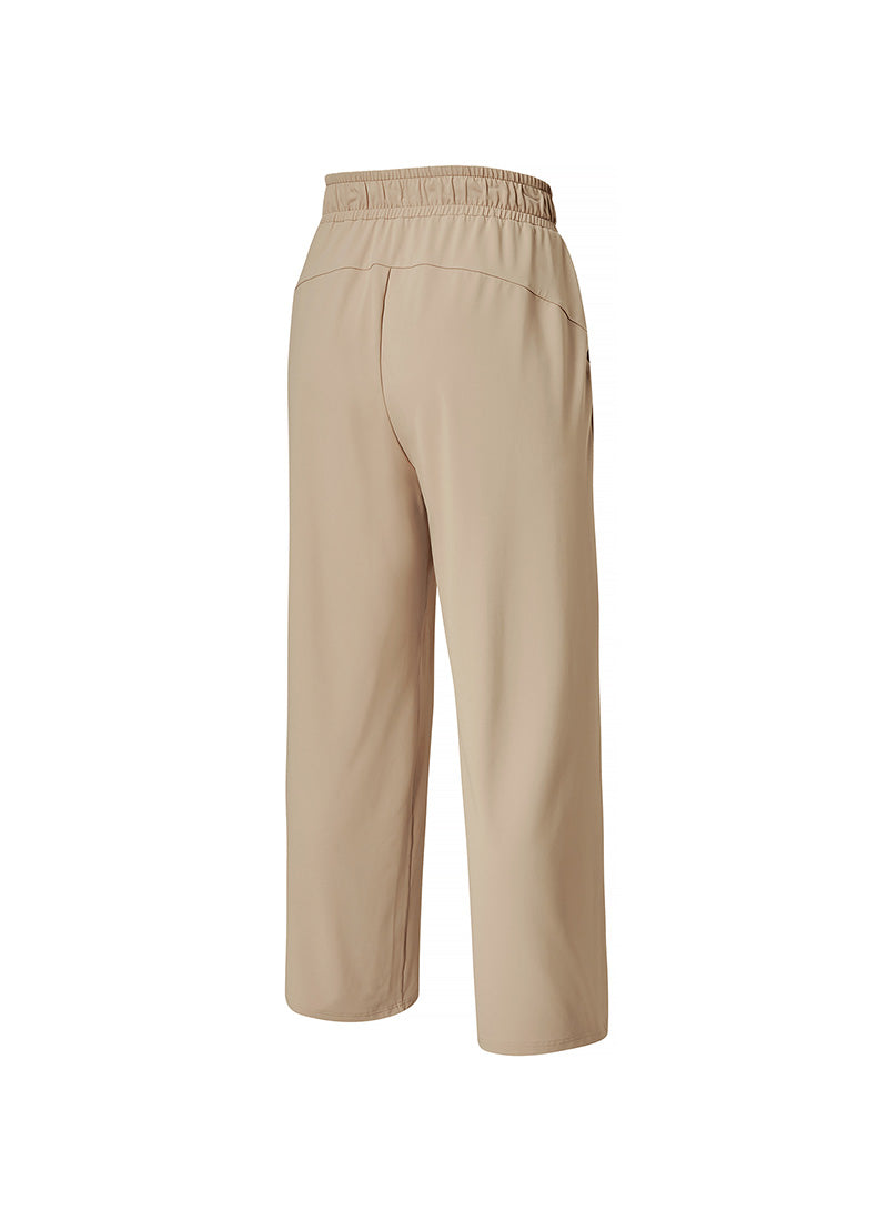 Medium Feather Cooling Wide Pants - Peanut Beige
