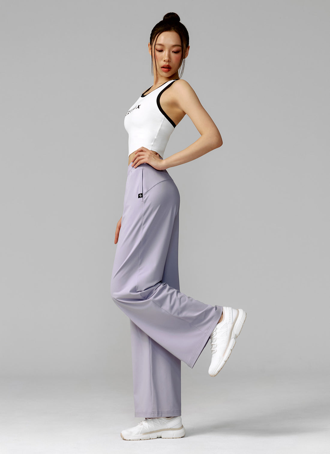 Medium Feather Cooling Wide Pants - Lilac Candy