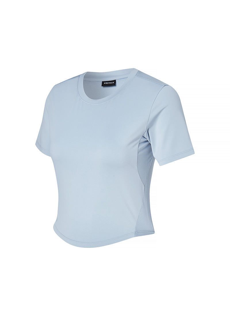 Ice Scent Crop Short Sleeve - Blue Bay